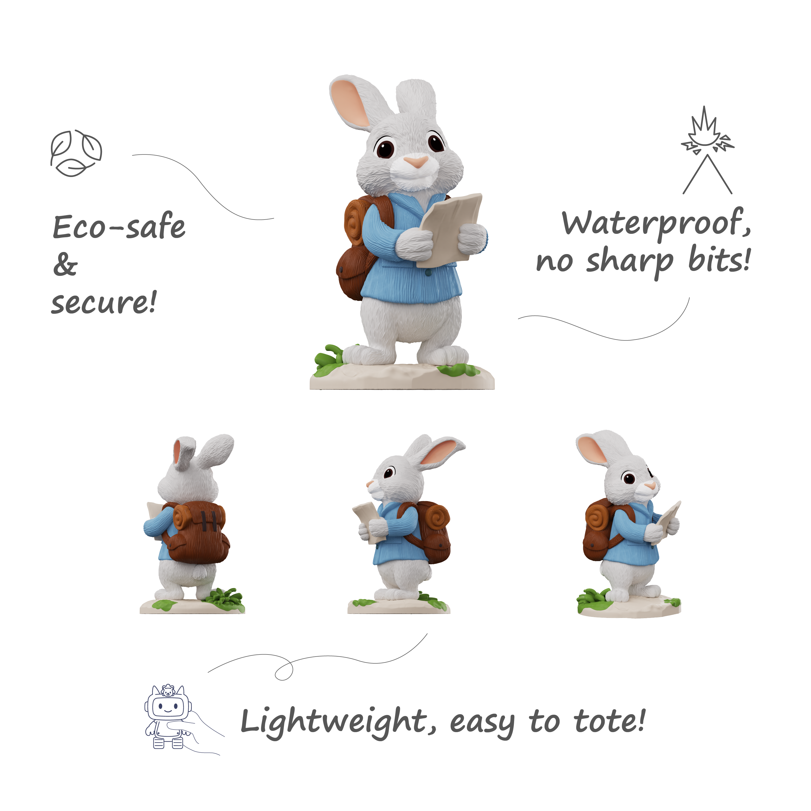 Dottie: Alphabet Wonders with the Energetic Bunny