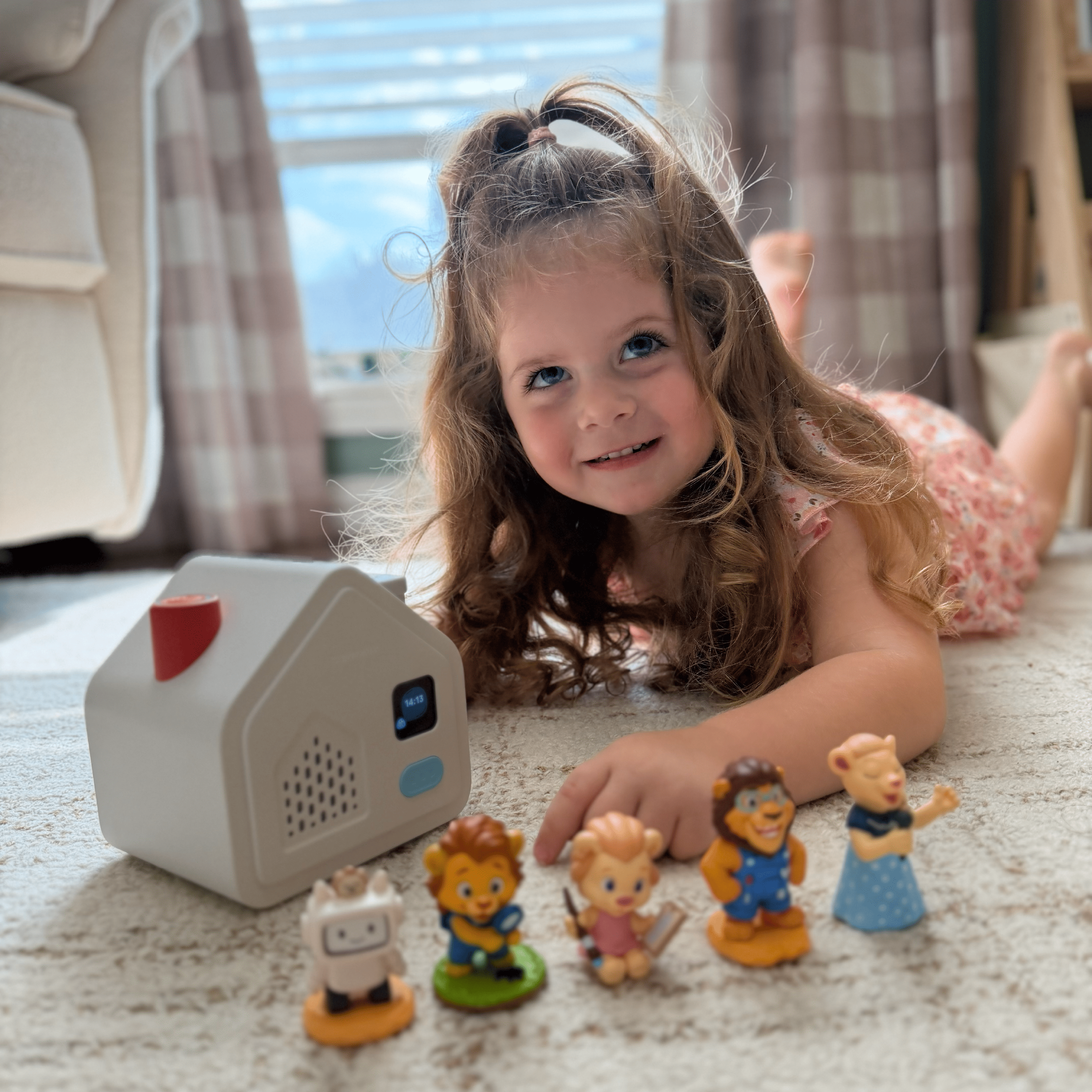 kids talking with talenpal AI storyteller